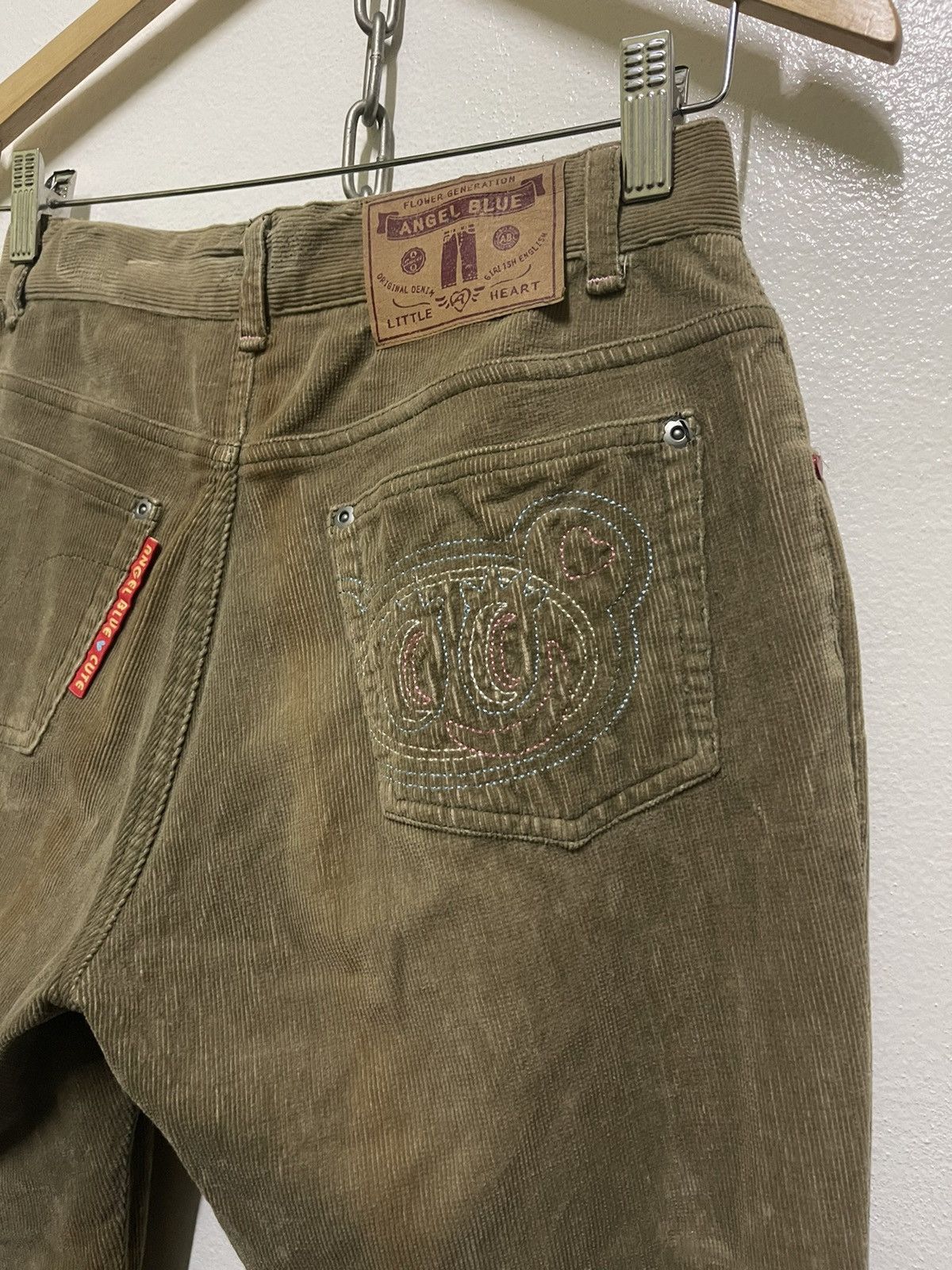 Angel Blue Angel Blue Corduroy Pants Patches Size 26" / US 2 / IT 38 - 14 Thumbnail