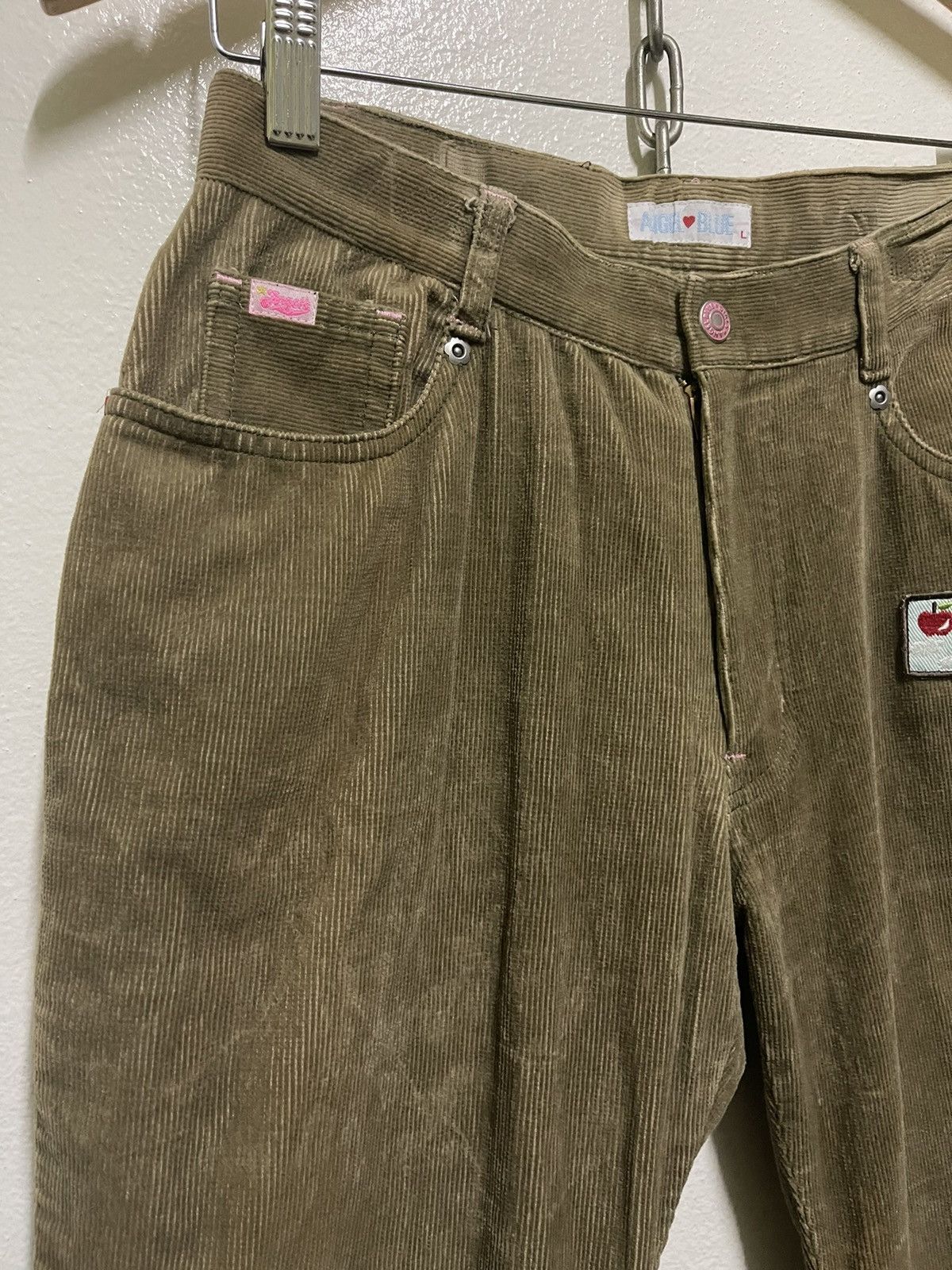 Angel Blue Angel Blue Corduroy Pants Patches Size 26" / US 2 / IT 38 - 2 Thumbnail