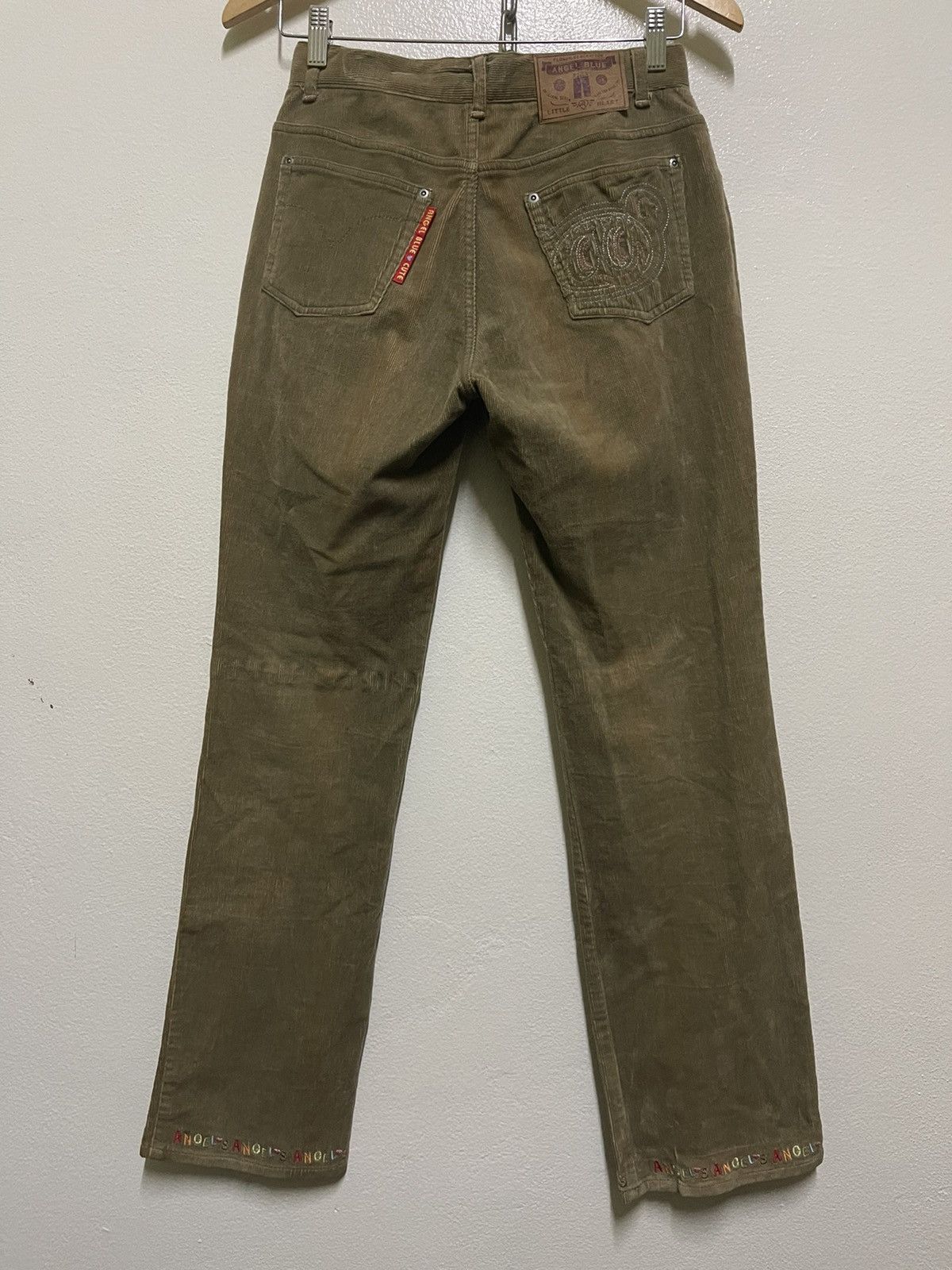 Angel Blue Angel Blue Corduroy Pants Patches Size 26" / US 2 / IT 38 - 10 Thumbnail