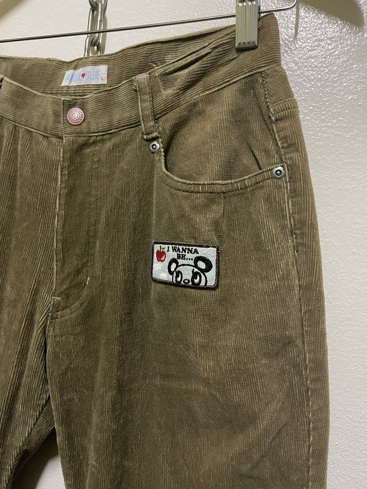 Angel Blue Angel Blue Corduroy Pants Patches Size 26" / US 2 / IT 38 - 5 Thumbnail
