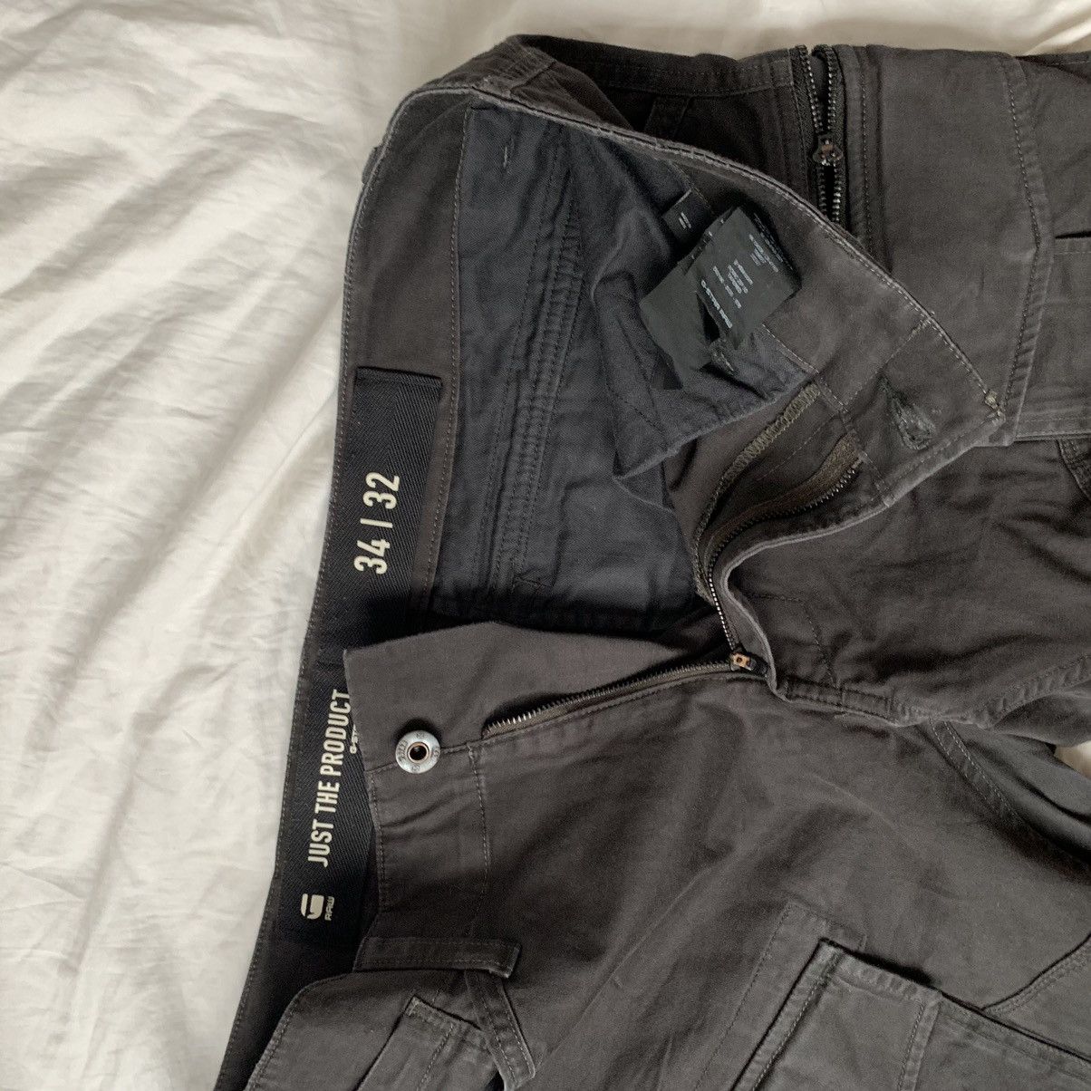 G-Star G Star Cargo Pants Trousers Rovic Zip 3D Tapered Size US 34 / EU 50 - 11 Thumbnail