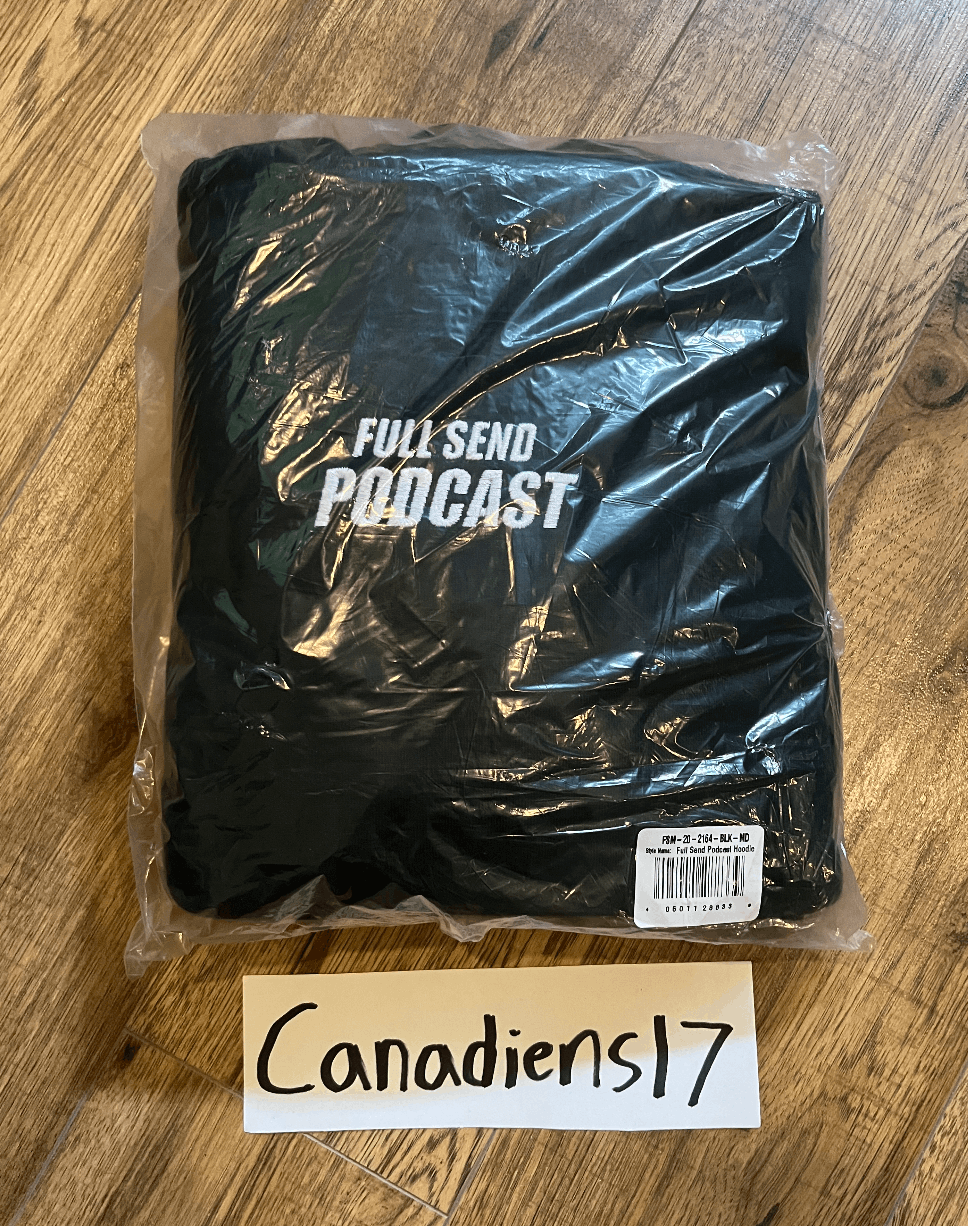 Full Send Podcast Hoodie *BRAND NEW RARE*