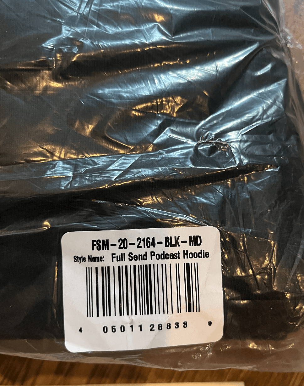 Full Send Podcast Hoodie *BRAND NEW RARE*