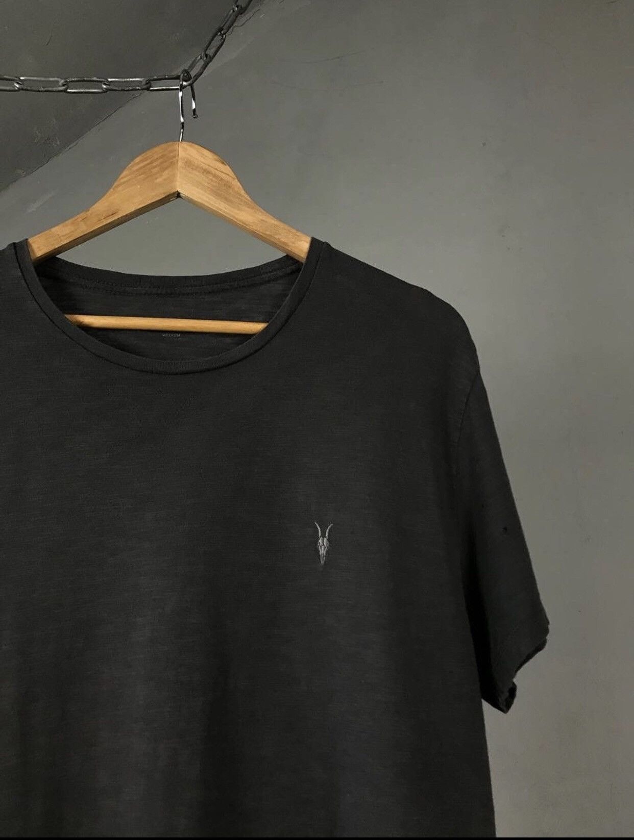 Allsaints Allsaints Luxury Streetwear Gray Tee Size US M / EU 48-50 / 2 - 2 Thumbnail