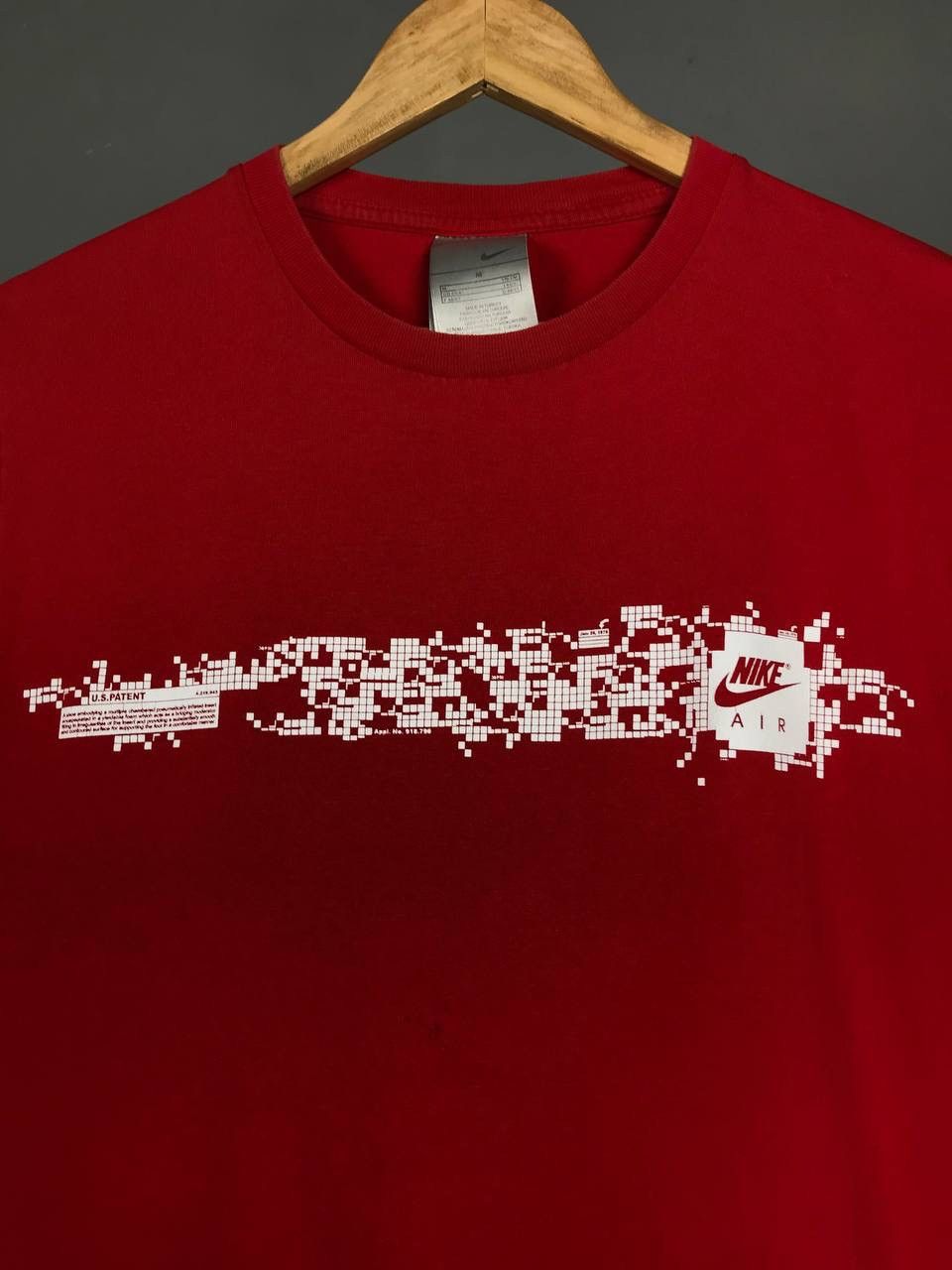 Nike × Vintage Nike swoosh streetwear vintage center logo tee Size US M / EU 48-50 / 2 - 3 Thumbnail