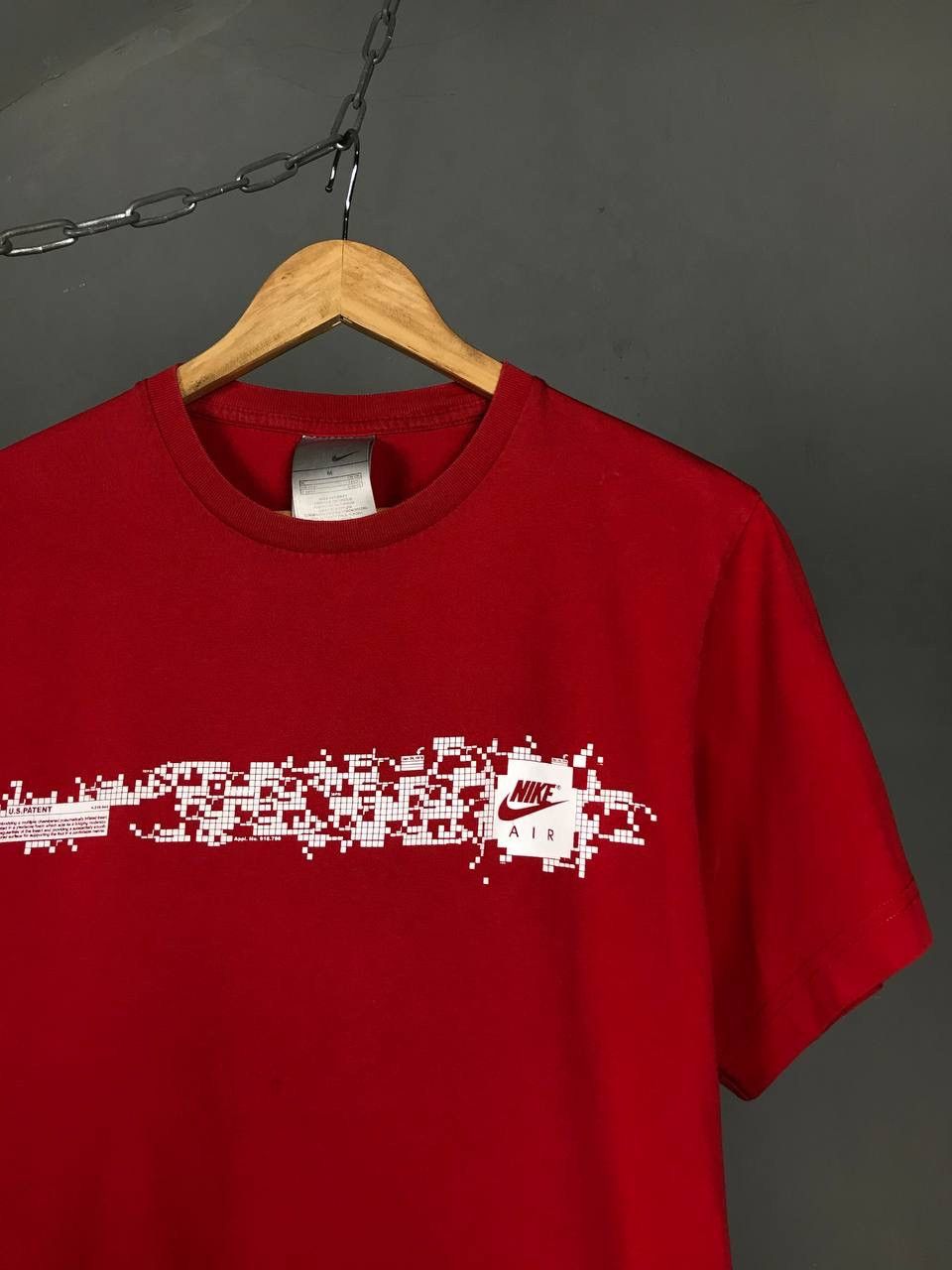 Nike × Vintage Nike swoosh streetwear vintage center logo tee Size US M / EU 48-50 / 2 - 2 Thumbnail