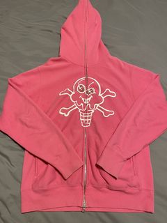 BBC Icecream Waffles Full Zip Hoodie 2007 Rare Made in Japan