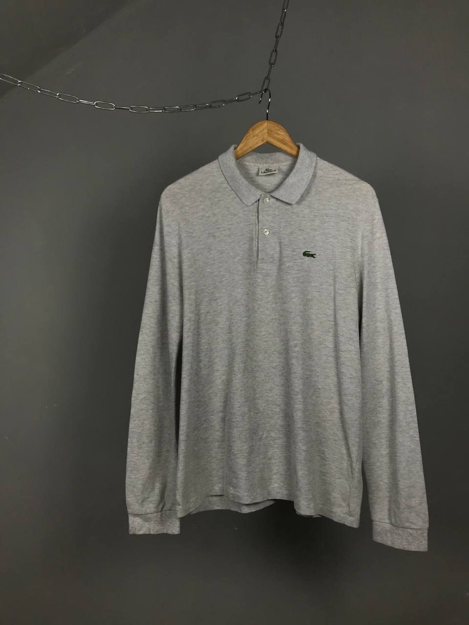 Lacoste × Vintage Lacoste vintage luxury streetwear polo longsleeve Size US L / EU 52-54 / 3 - 1 Thumbnail