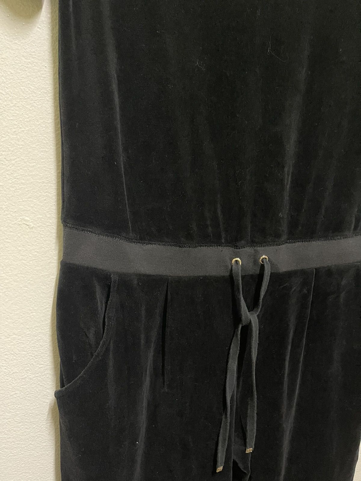 Designer × Juicy Couture Juicy Culture Velvet Jumpsuit Size 34" / US 12 / IT 48 - 4 Thumbnail
