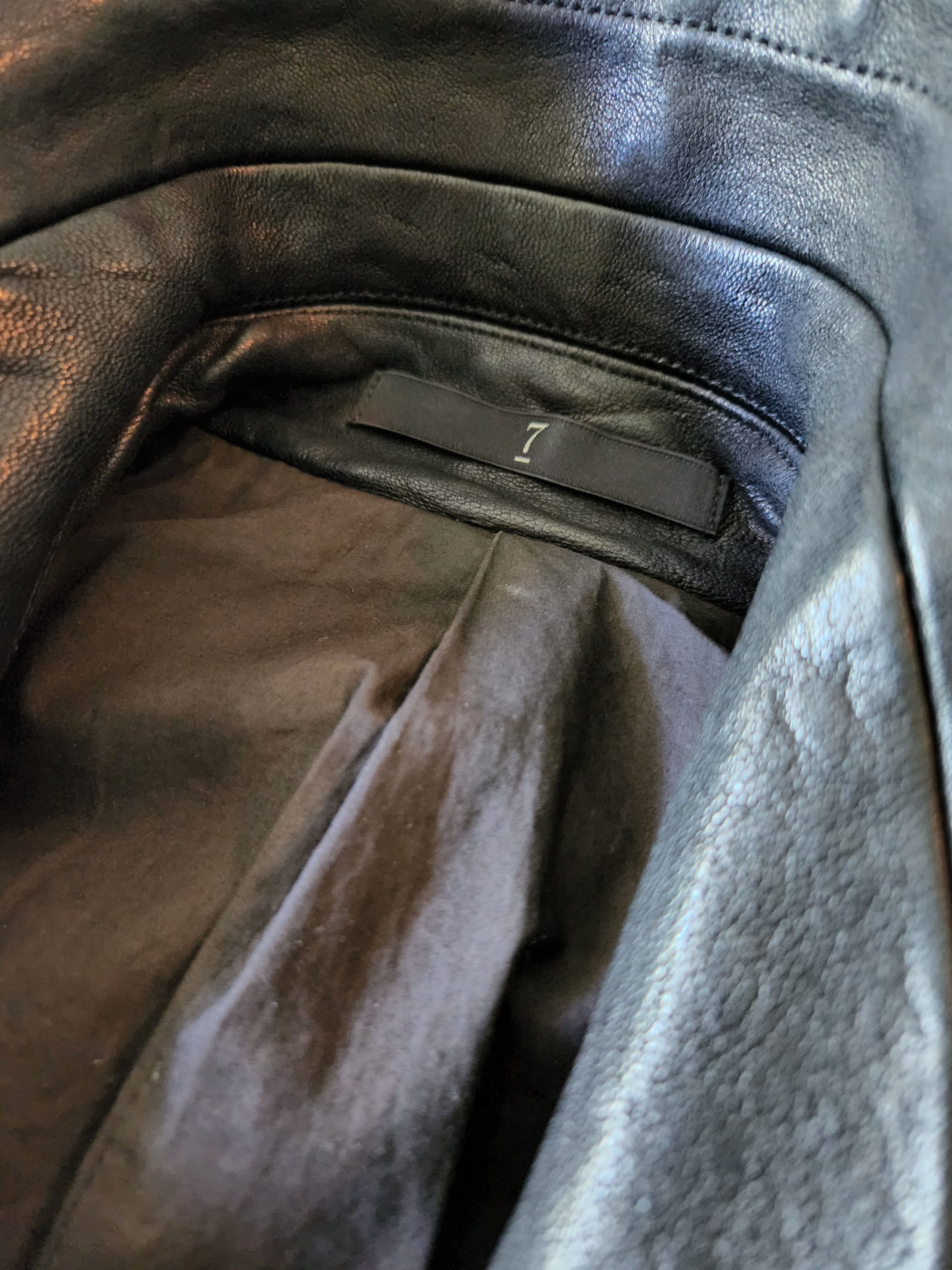 Julius _7 08 S/S Jut Neck Leather Jacket Size US M / EU 48-50 / 2 - 8 Thumbnail