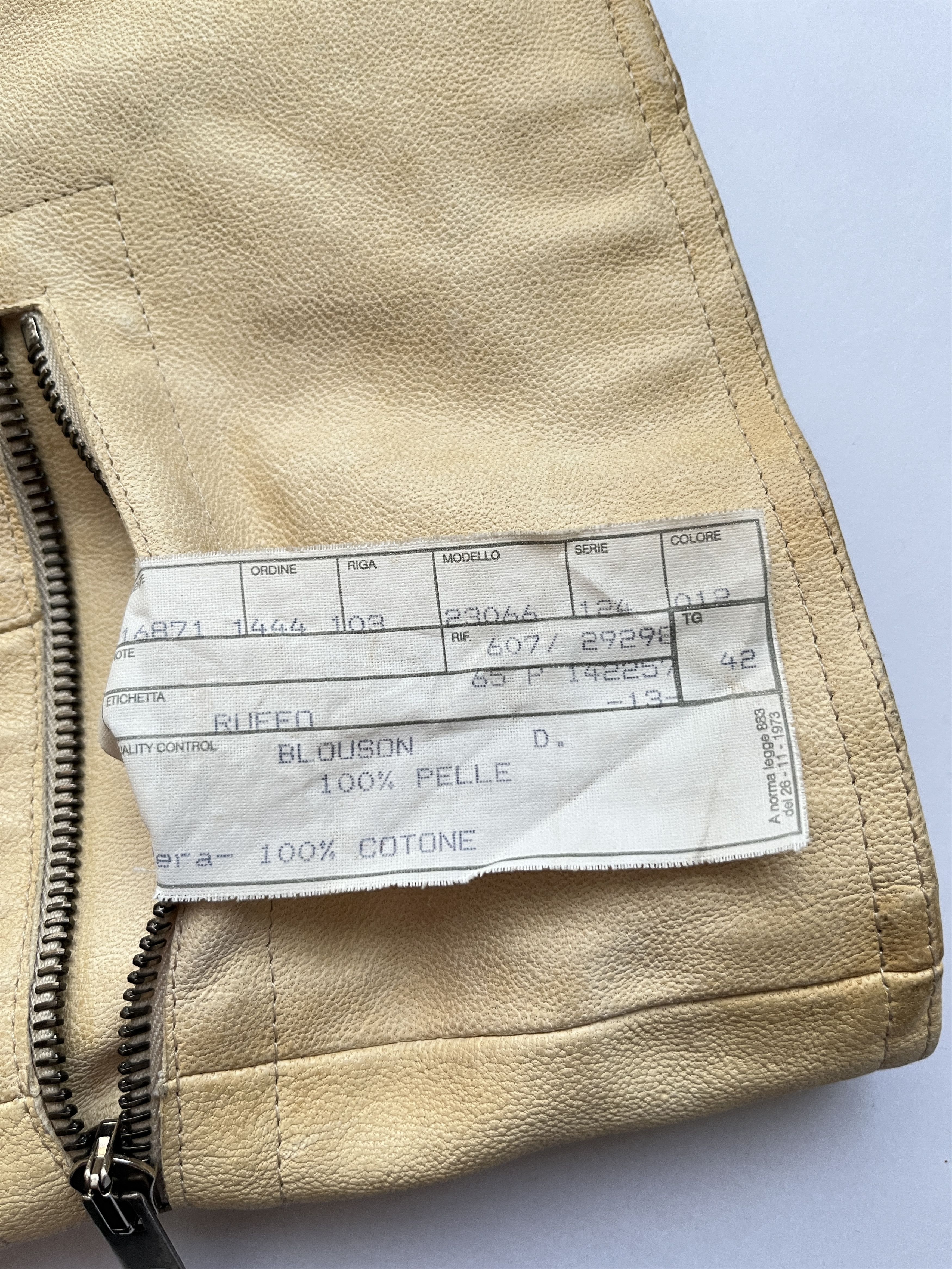 Ruffo Research ⚡️QUICK SALE⚡️Ruffo Research Raf Simons Leather Jacket Size M / US 6-8 / IT 42-44 - 5 Thumbnail