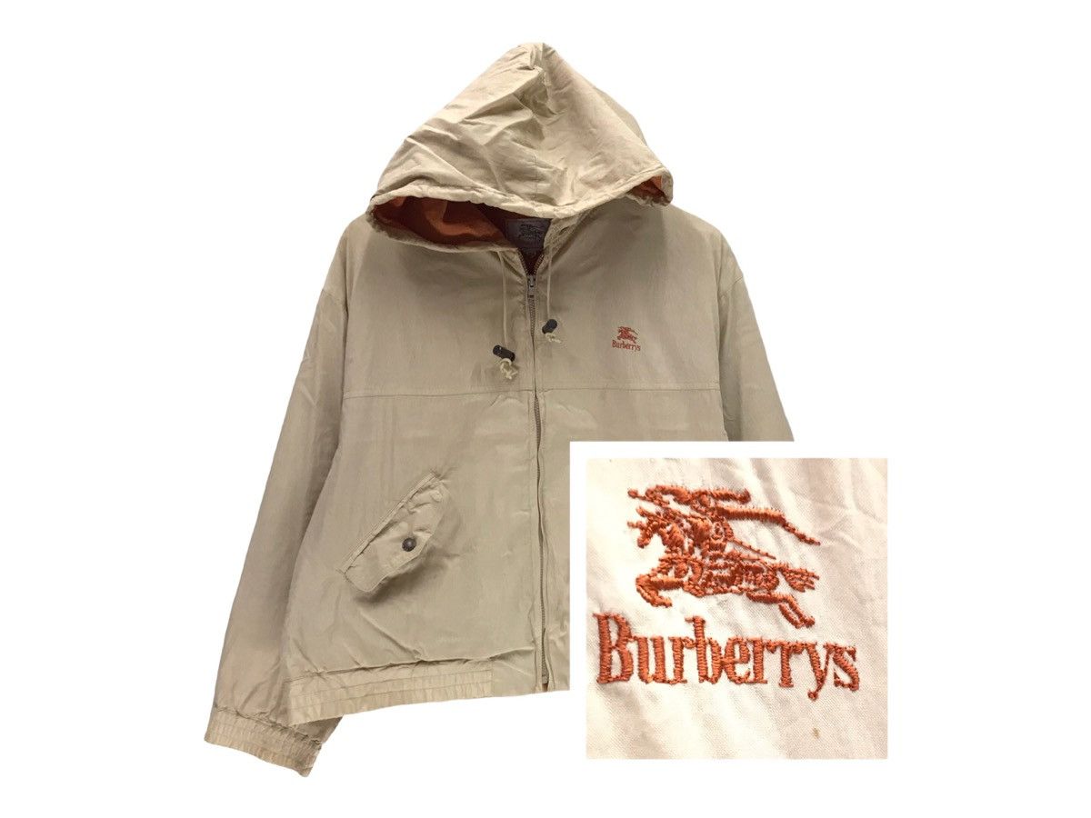 Burberry Vintage Burberrys Hoodie Jacket Burberrys Logo Size M / US 6-8 / IT 42-44 - 1 Thumbnail