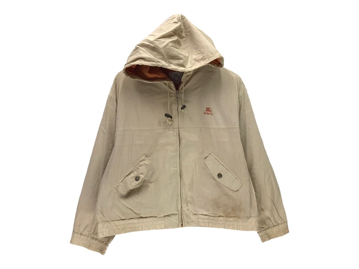 Burberry Vintage Burberrys Hoodie Jacket Burberrys Logo Size M / US 6-8 / IT 42-44 - 2 Thumbnail