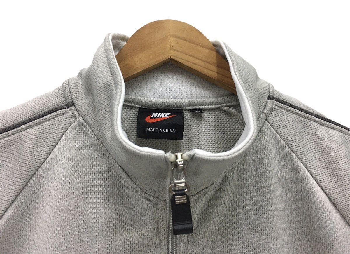Nike × Vintage Vintage Nike Swoosh Small Logo Short Sleeve Track Top jacket Size US M / EU 48-50 / 2 - 7 Thumbnail