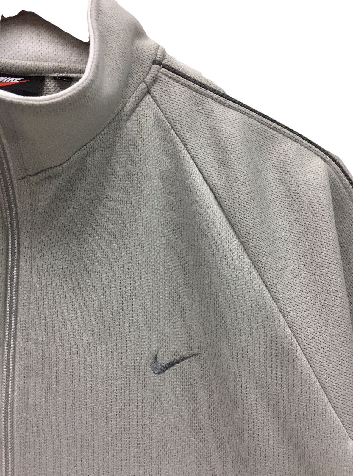 Nike × Vintage Vintage Nike Swoosh Small Logo Short Sleeve Track Top jacket Size US M / EU 48-50 / 2 - 3 Thumbnail