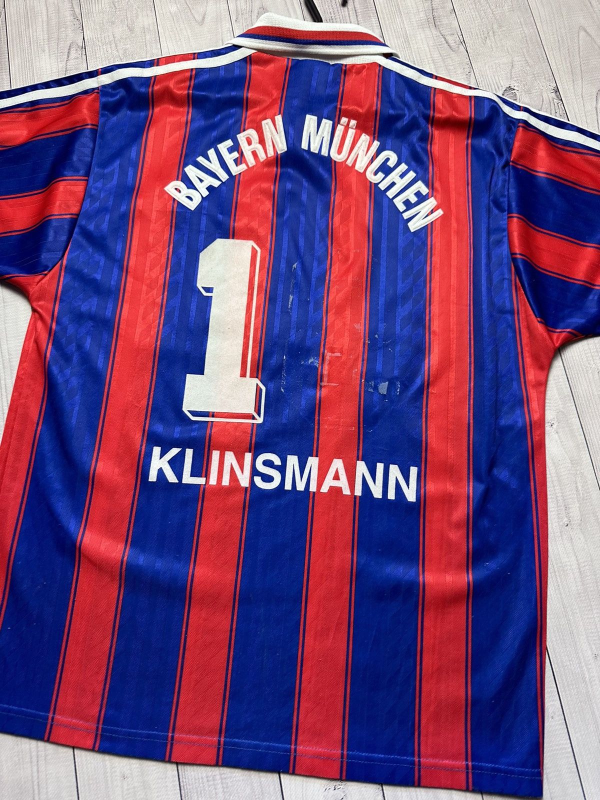 Adidas × Vintage Vintage adidas Bayern Munich soccer jersey 18 Klinsmann M Size US M / EU 48-50 / 2 - 8 Thumbnail