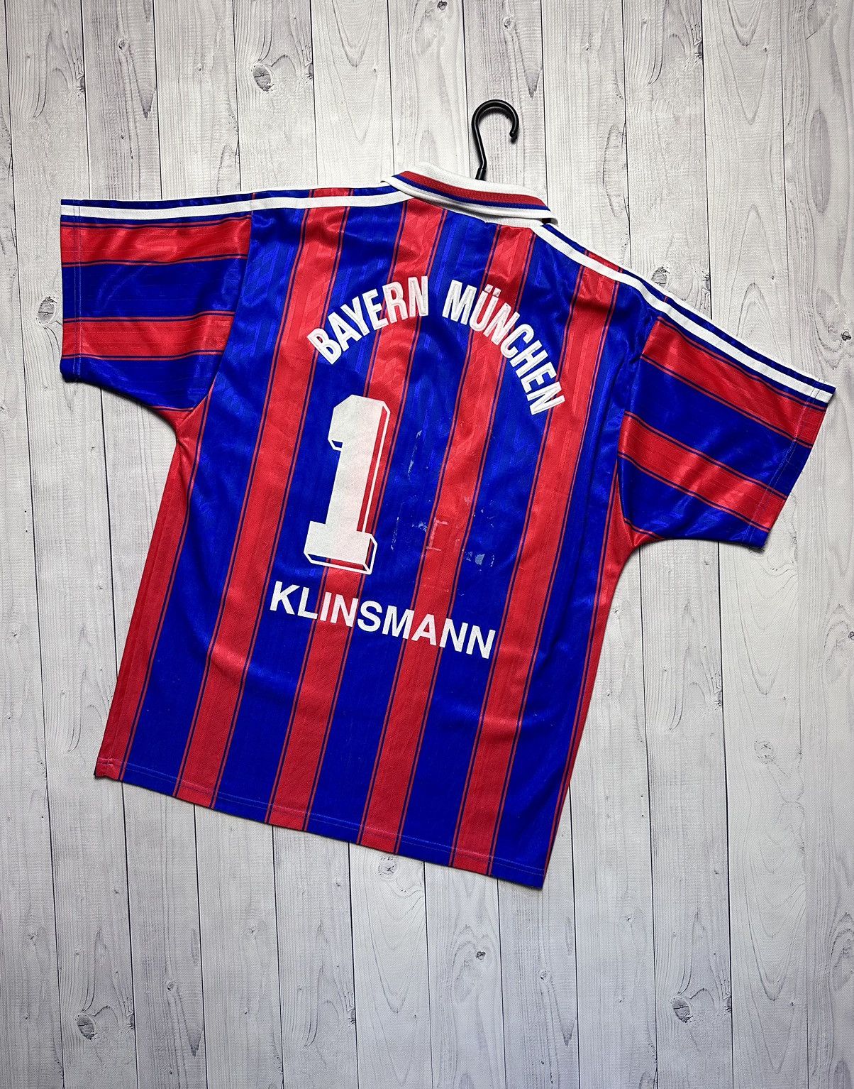 Adidas × Vintage Vintage adidas Bayern Munich soccer jersey 18 Klinsmann M Size US M / EU 48-50 / 2 - 7 Thumbnail