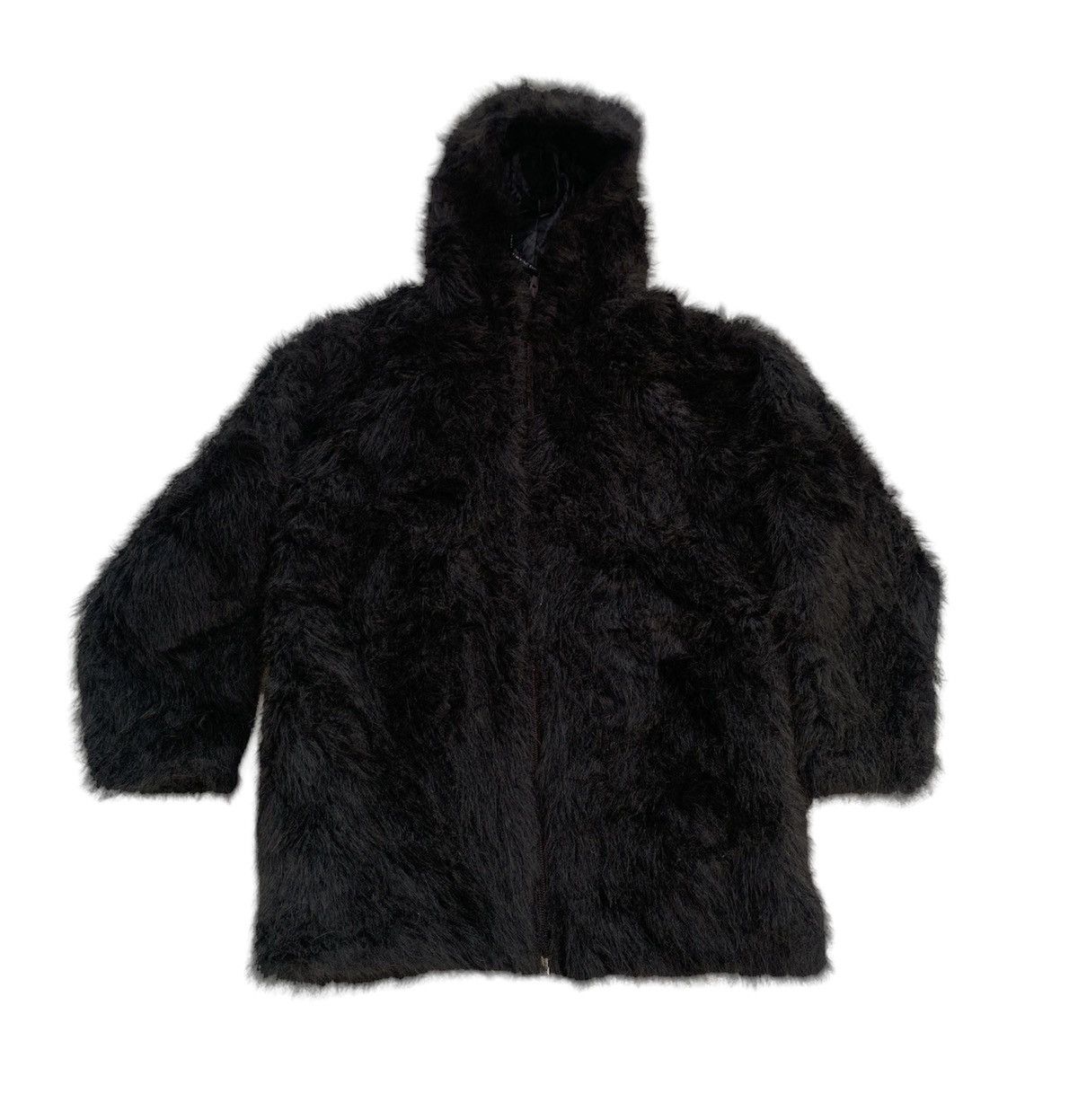 If Six Was Nine Vintage Japanese Brand Dub Factory Faux Fur Jacket Size US L / EU 52-54 / 3 - 1 Thumbnail