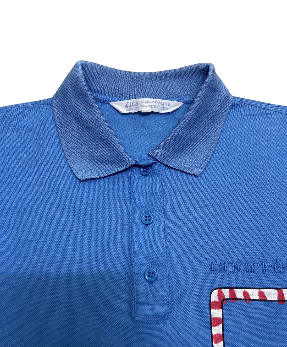 Andre Courreges Vintage Courreges Sport Futur T-shirt Size US M / EU 48-50 / 2 - 5 Thumbnail