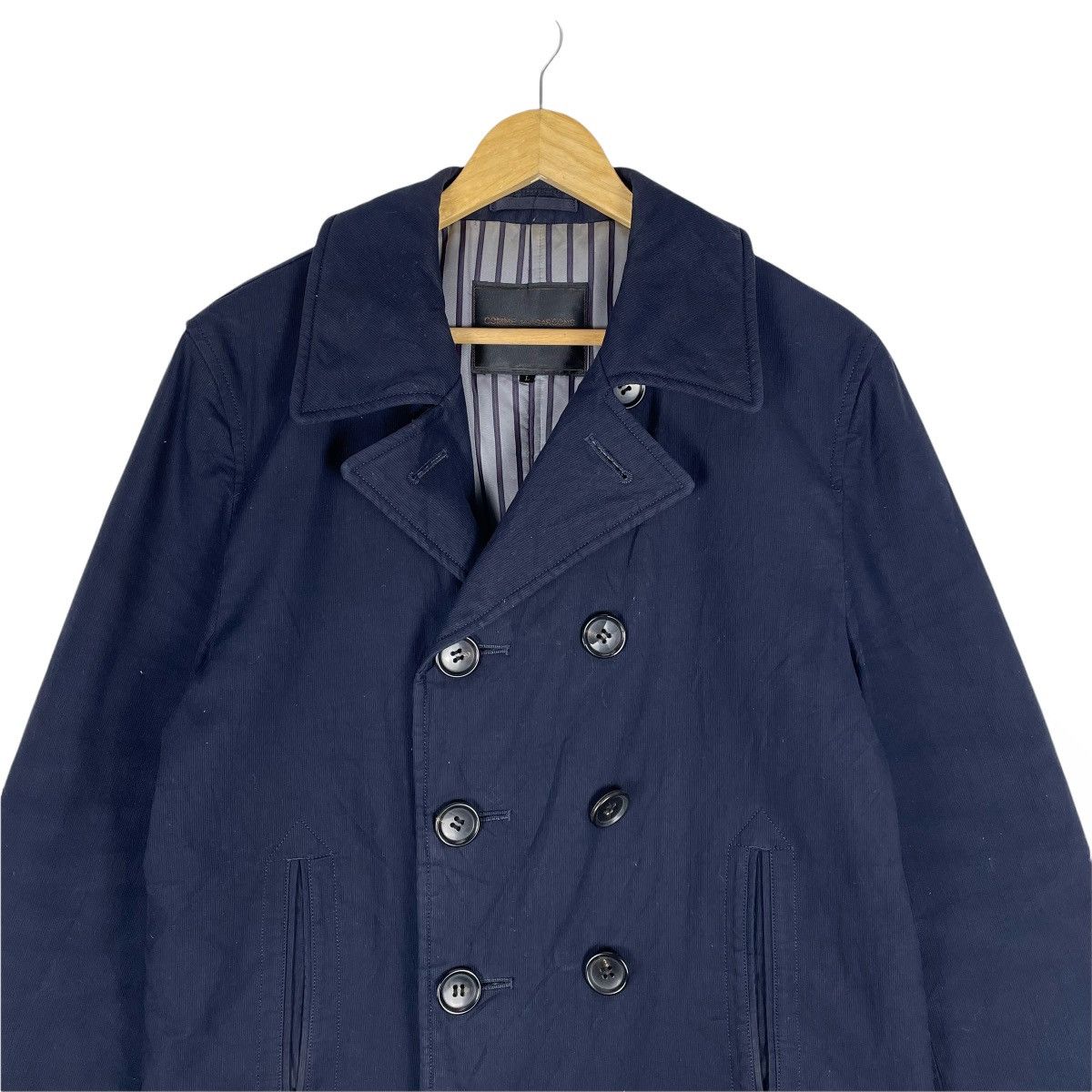 Comme des Garcons Homme 🌟CDGH AW2003 Double Breasted Jacket Size US L / EU 52-54 / 3 - 3 Thumbnail
