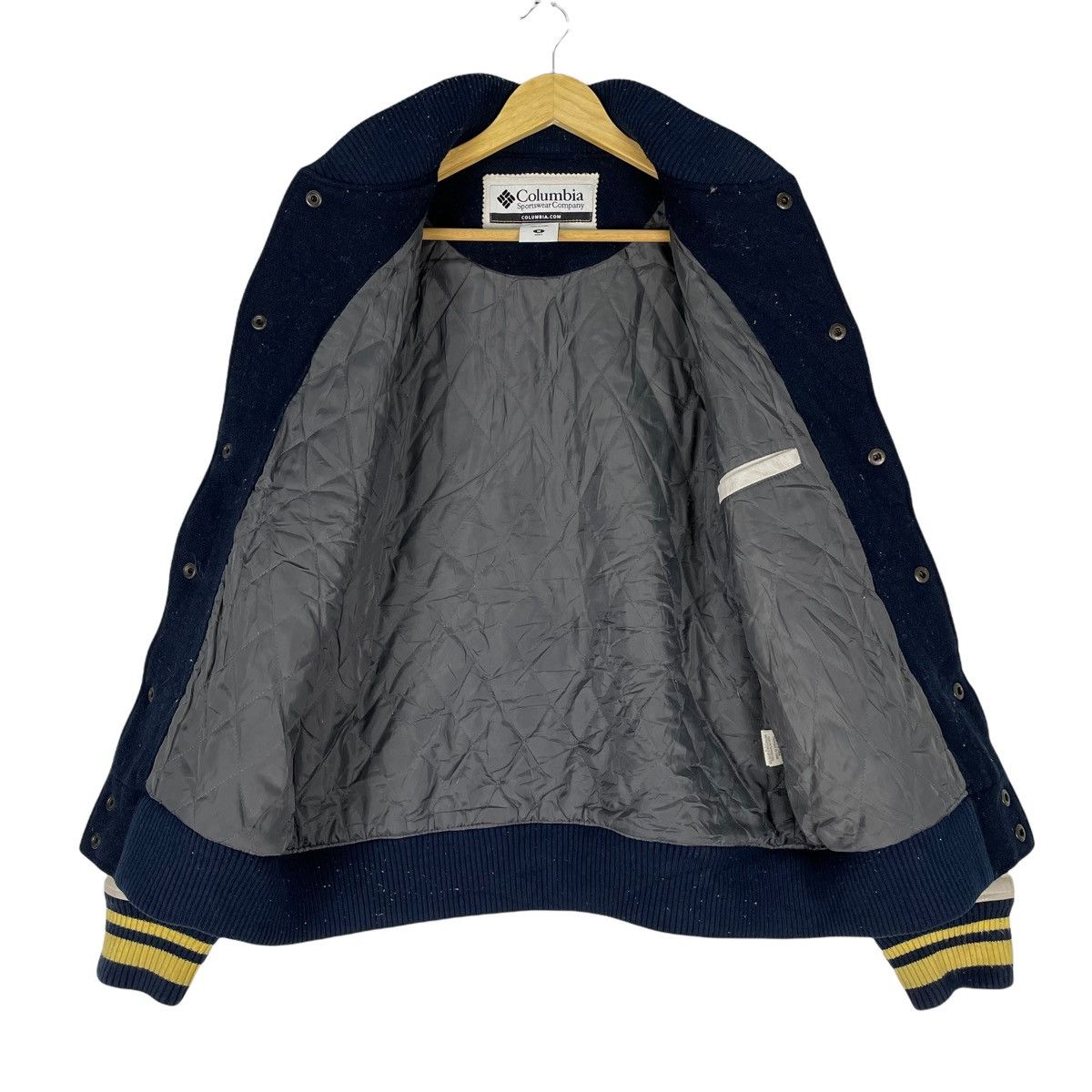 Columbia ❄️COLUMBIA Letterman Varsity Leather Jacket Size US M / EU 48-50 / 2 - 8 Thumbnail