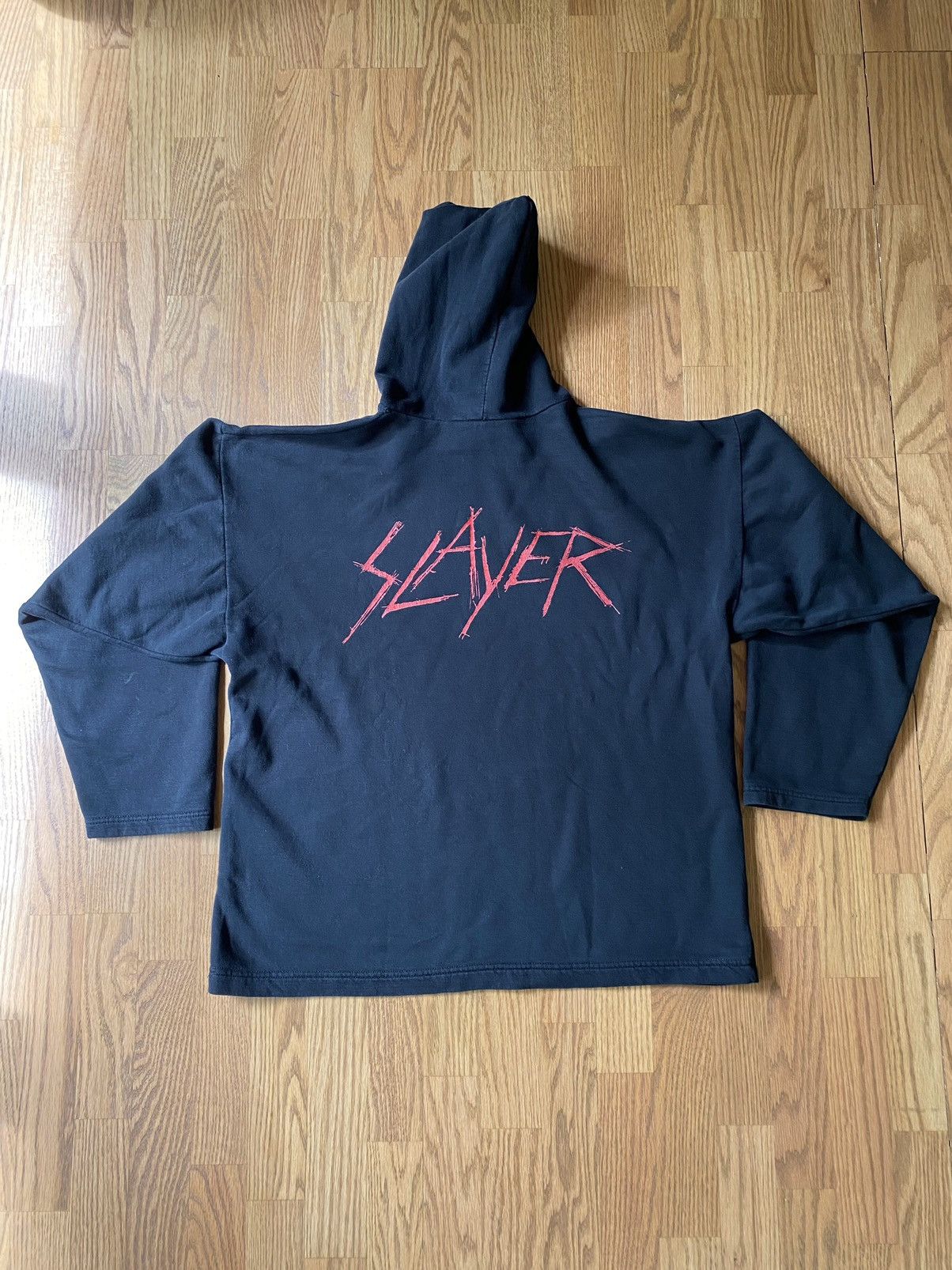 Band Tees Vintage Metal Band Slayer Hoodie Size US L / EU 52-54 / 3 - 4 Thumbnail