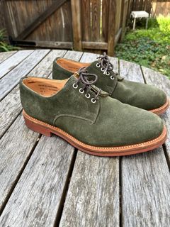 Mark Mcnairy New Amsterdam Green suede bucks | Grailed