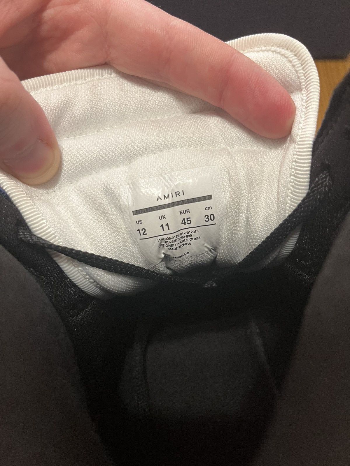 Amiri Amiri Skel High-Top Sneaker Size US 12 / EU 45 - 7 Thumbnail