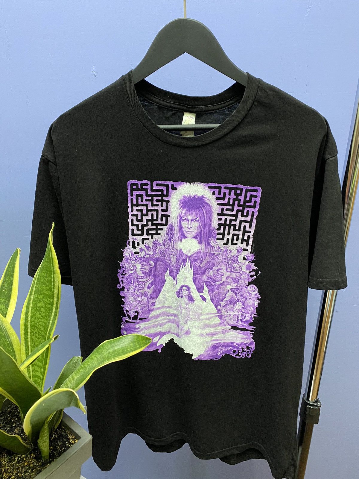 Band Tees Vintage 2000 Movie Labyrinth David Bowie Band T Shirt Size US XXL / EU 58 / 5 - 5 Thumbnail