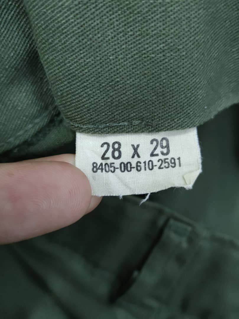 Vintage Vintage Military Trouser Size US 27 - 6 Thumbnail
