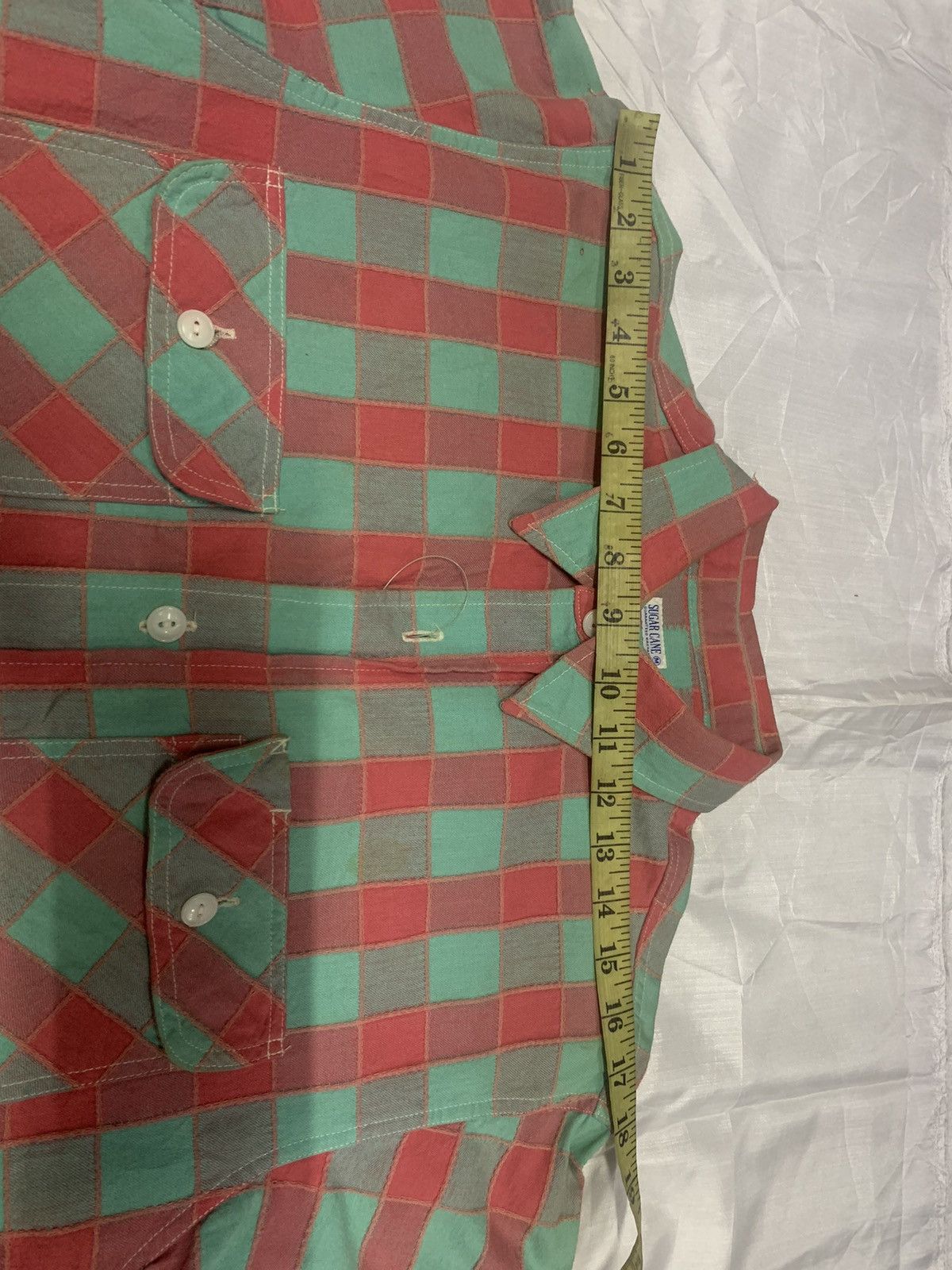Sugar Cane VINTAGE SUGAR CANE PATCHWORK BUTTON UP RARE Size US M / EU 48-50 / 2 - 6 Thumbnail