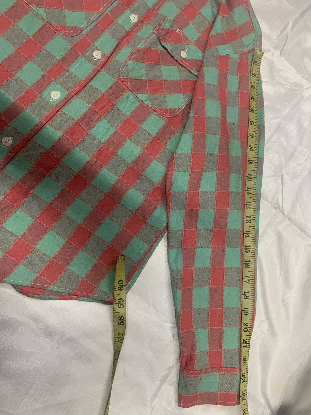 Sugar Cane VINTAGE SUGAR CANE PATCHWORK BUTTON UP RARE Size US M / EU 48-50 / 2 - 7 Thumbnail