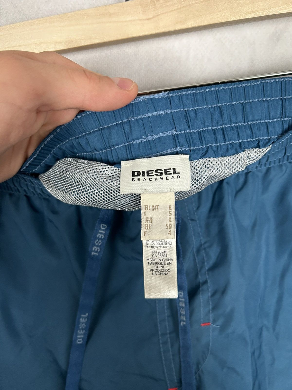 Diesel Vintage Diesel Swim Shorts Summer Retro Logo Size US 34 / EU 50 - 5 Thumbnail