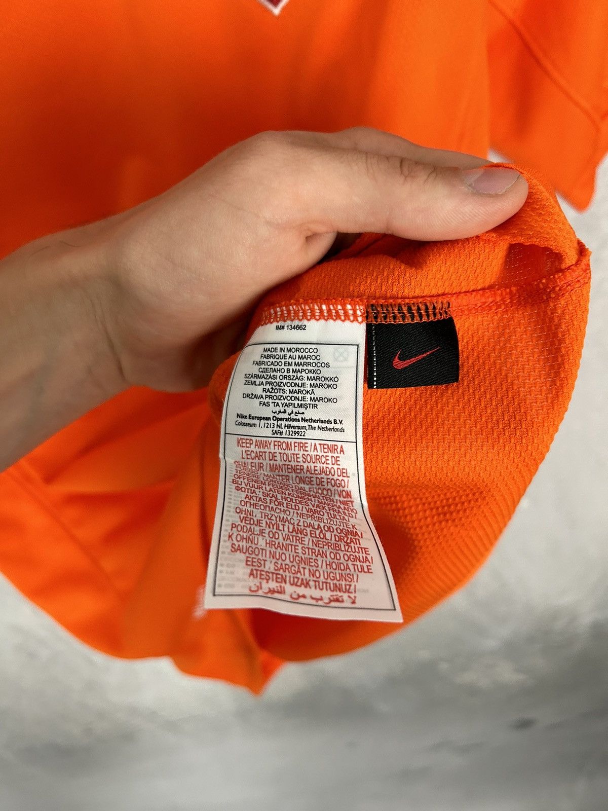 Nike Vintage Nike Soccer Jersey Netherlands 90s y2k Football Size US S / EU 44-46 / 1 - 5 Thumbnail