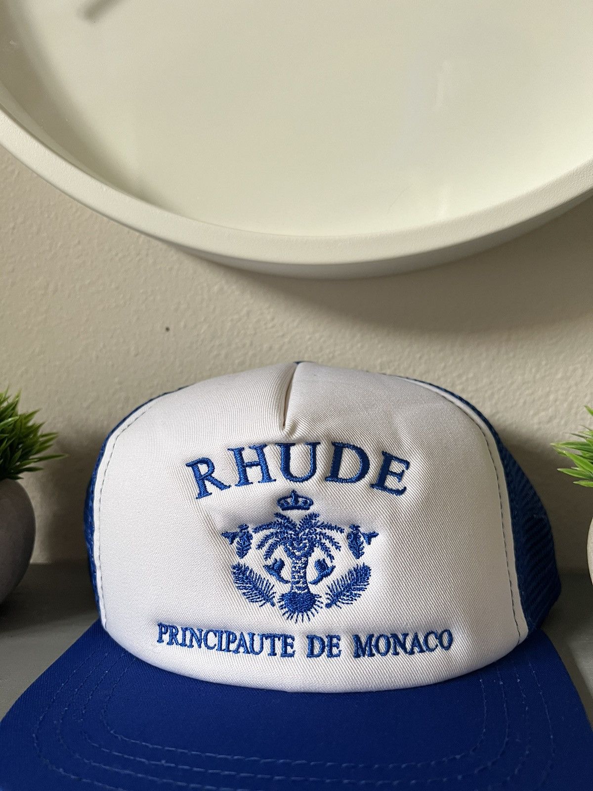 Rhude Rhude De Monaco Trucker Hat Size ONE SIZE - 3 Thumbnail