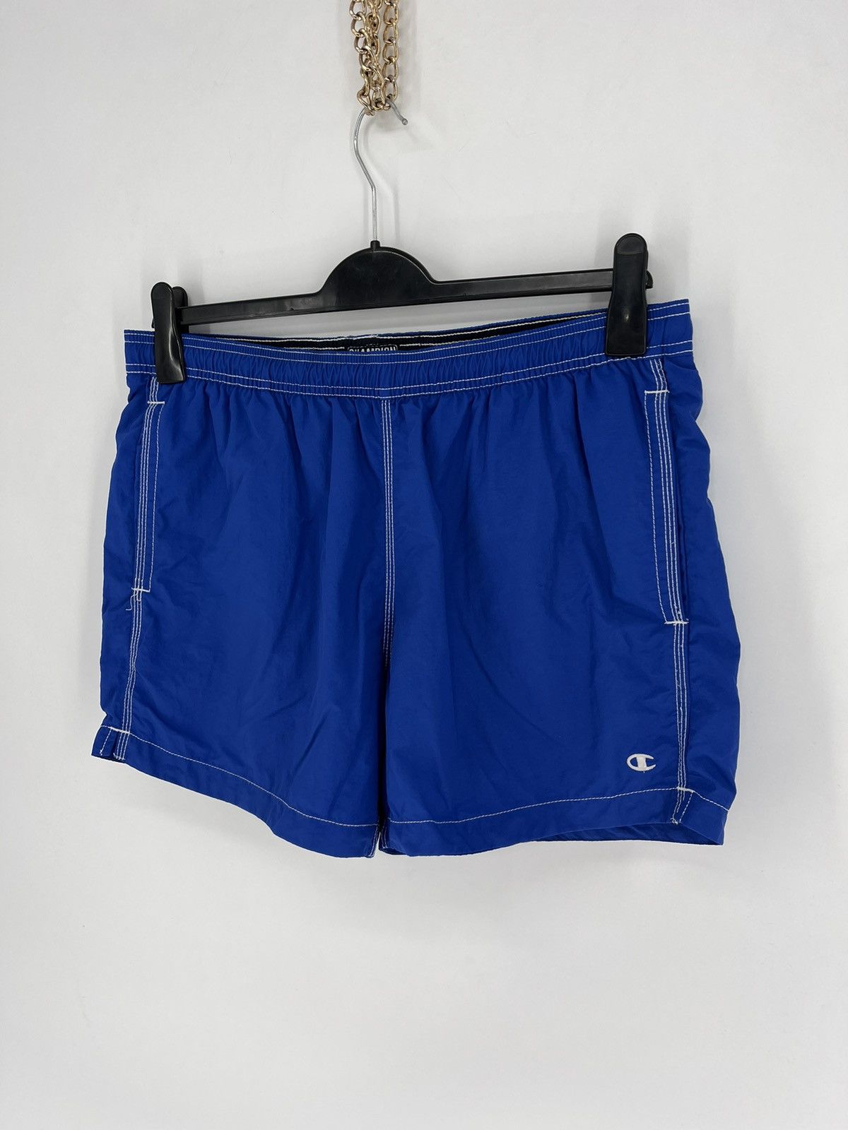 Champion × Vintage Vintage Y2K Champion swoosh mini logo shorts streetwear Size US 40 / EU 56 - 3 Thumbnail