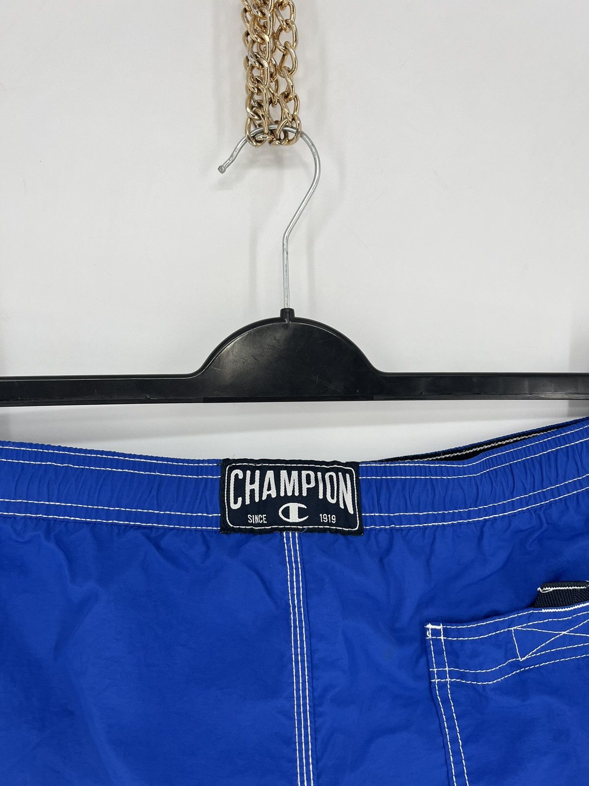 Champion × Vintage Vintage Y2K Champion swoosh mini logo shorts streetwear Size US 40 / EU 56 - 6 Thumbnail