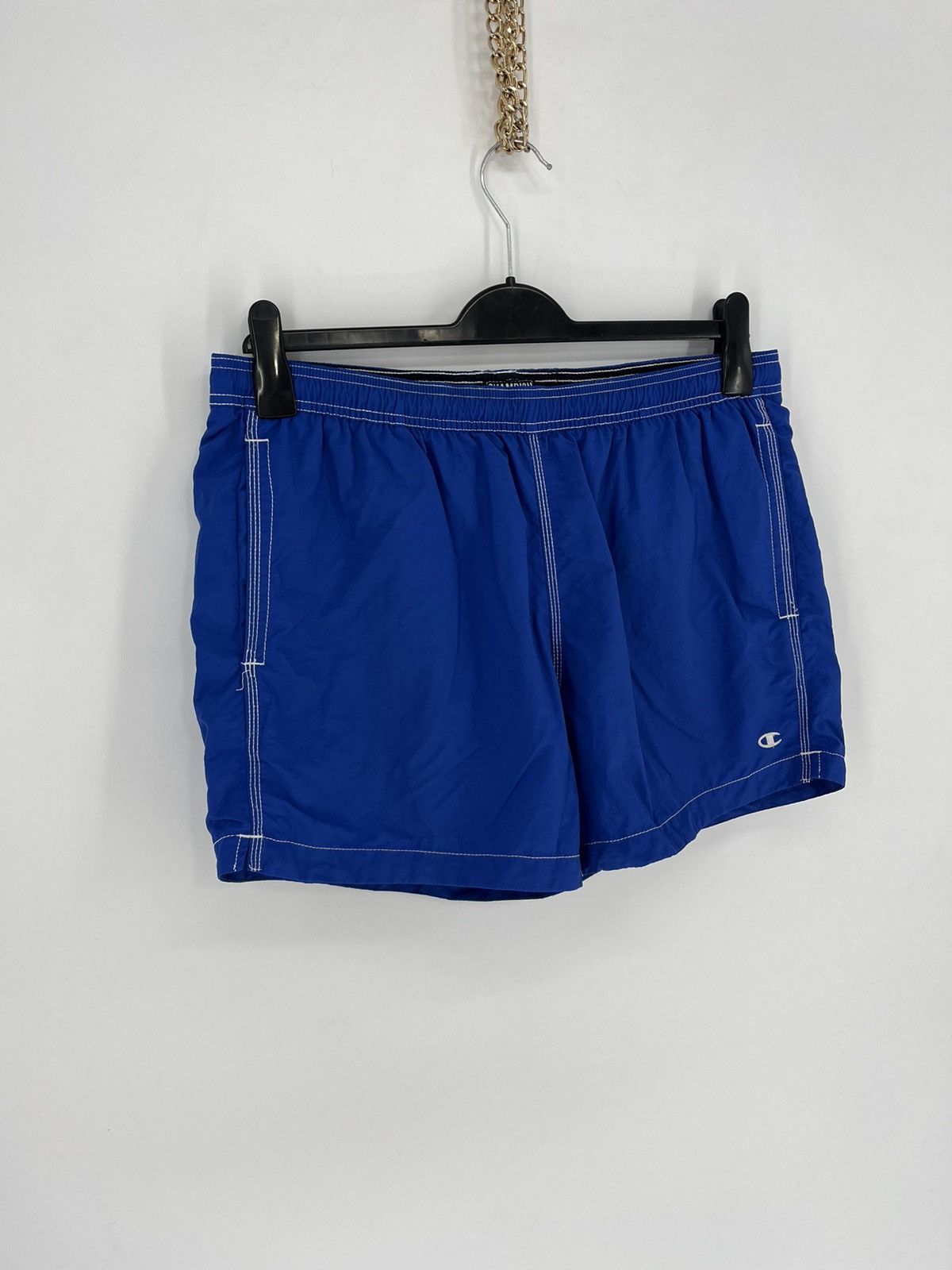 Champion × Vintage Vintage Y2K Champion swoosh mini logo shorts streetwear Size US 40 / EU 56 - 2 Thumbnail
