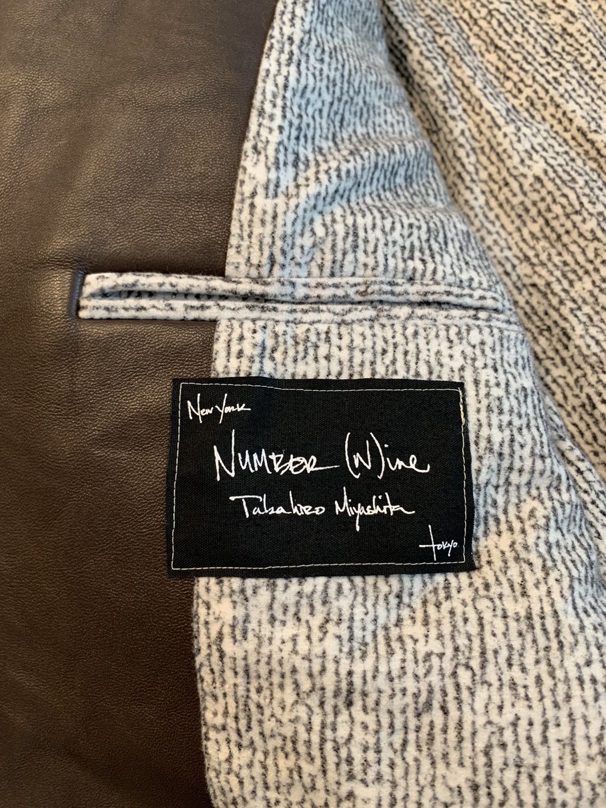 Number (N)ine (Runway) Fw07 “Love God Murder” leather shirt jacket Size US M / EU 48-50 / 2 - 16 Thumbnail