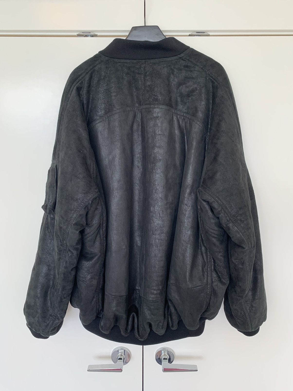 Haider Ackermann 1 of 1 Sample FW18 oversized leather bomber jacket Size US M / EU 48-50 / 2 - 4 Thumbnail