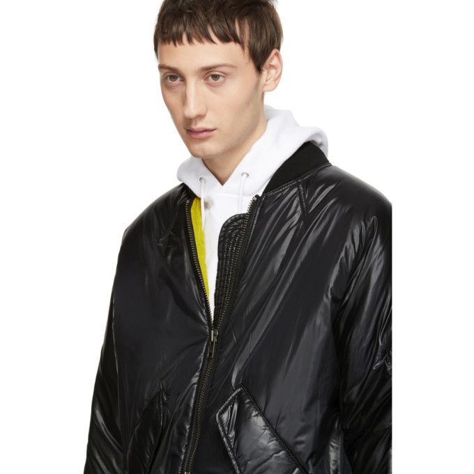 Haider Ackermann 1 of 1 Sample FW18 oversized leather bomber jacket Size US M / EU 48-50 / 2 - 15 Thumbnail