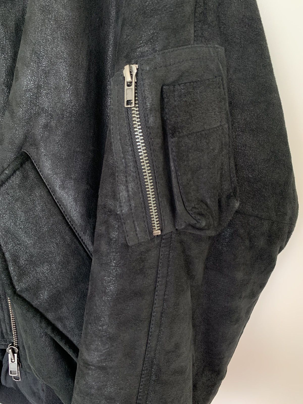 Haider Ackermann 1 of 1 Sample FW18 oversized leather bomber jacket Size US M / EU 48-50 / 2 - 3 Thumbnail