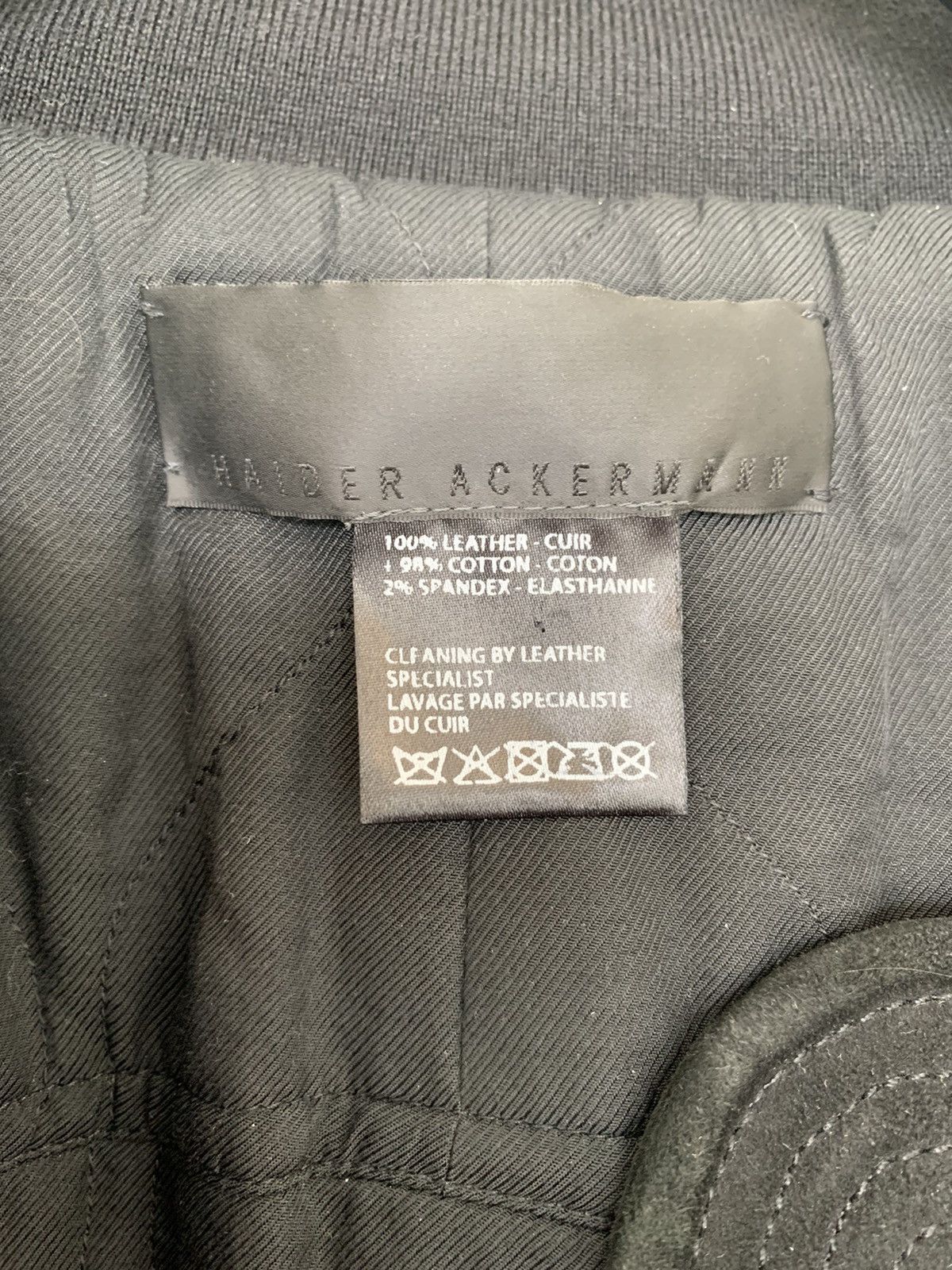 Haider Ackermann 1 of 1 Sample FW18 oversized leather bomber jacket Size US M / EU 48-50 / 2 - 7 Thumbnail