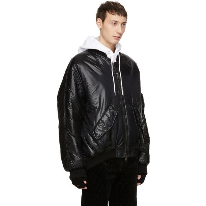 Haider Ackermann 1 of 1 Sample FW18 oversized leather bomber jacket Size US M / EU 48-50 / 2 - 13 Thumbnail