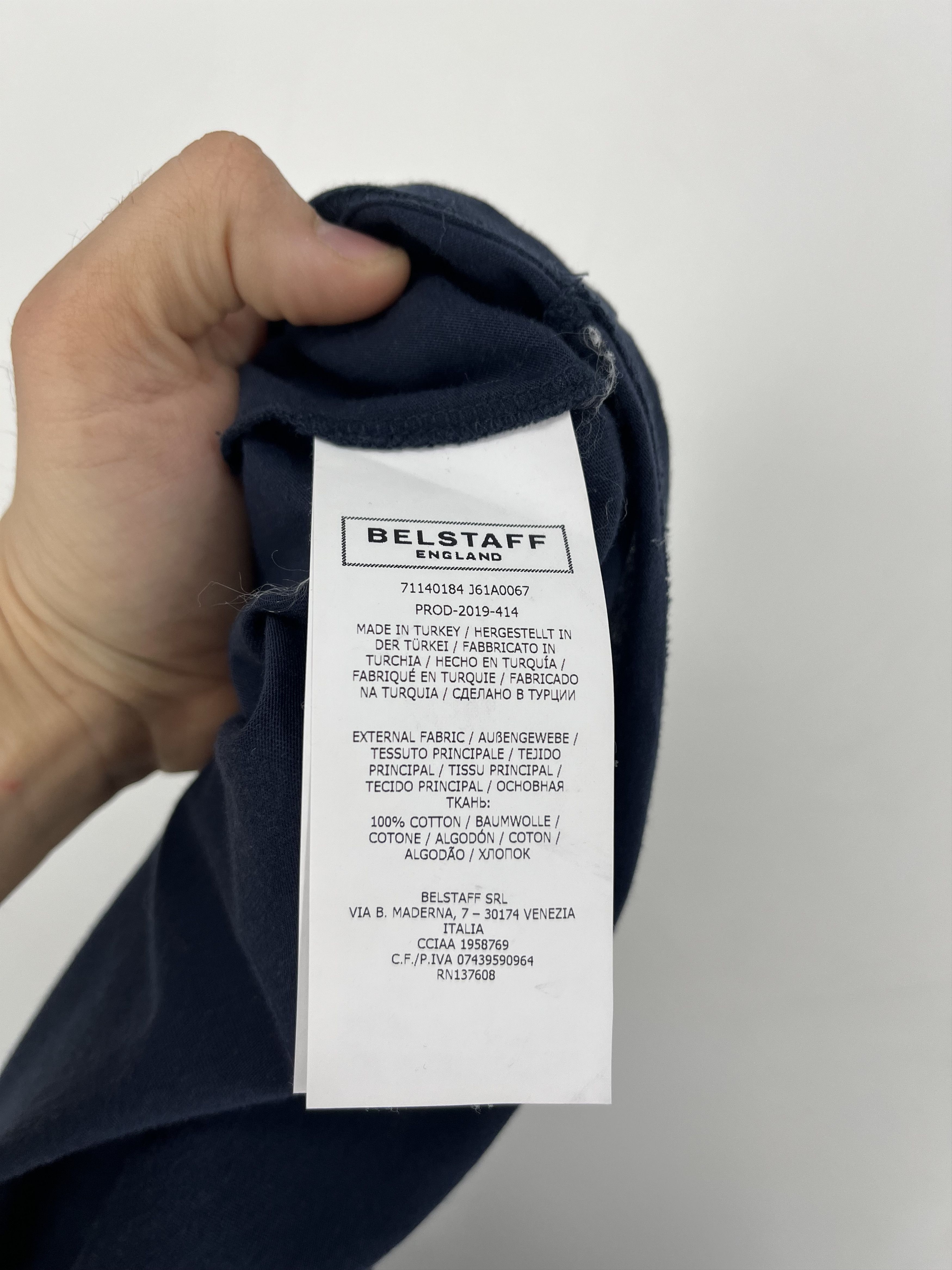 Belstaff Belstaff T-Shirt Box Logo Short Sleeve Men Size S Size US S / EU 44-46 / 1 - 7 Thumbnail