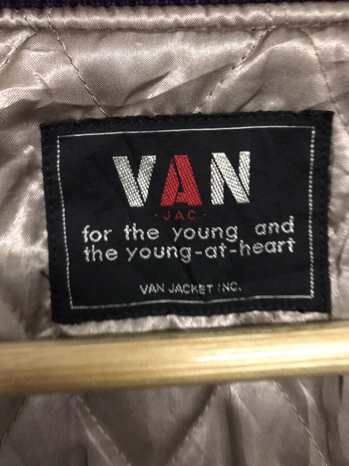 Van Van Jac Varsity Jacket Football team wool leather jacket Size US M / EU 48-50 / 2 - 13 Thumbnail