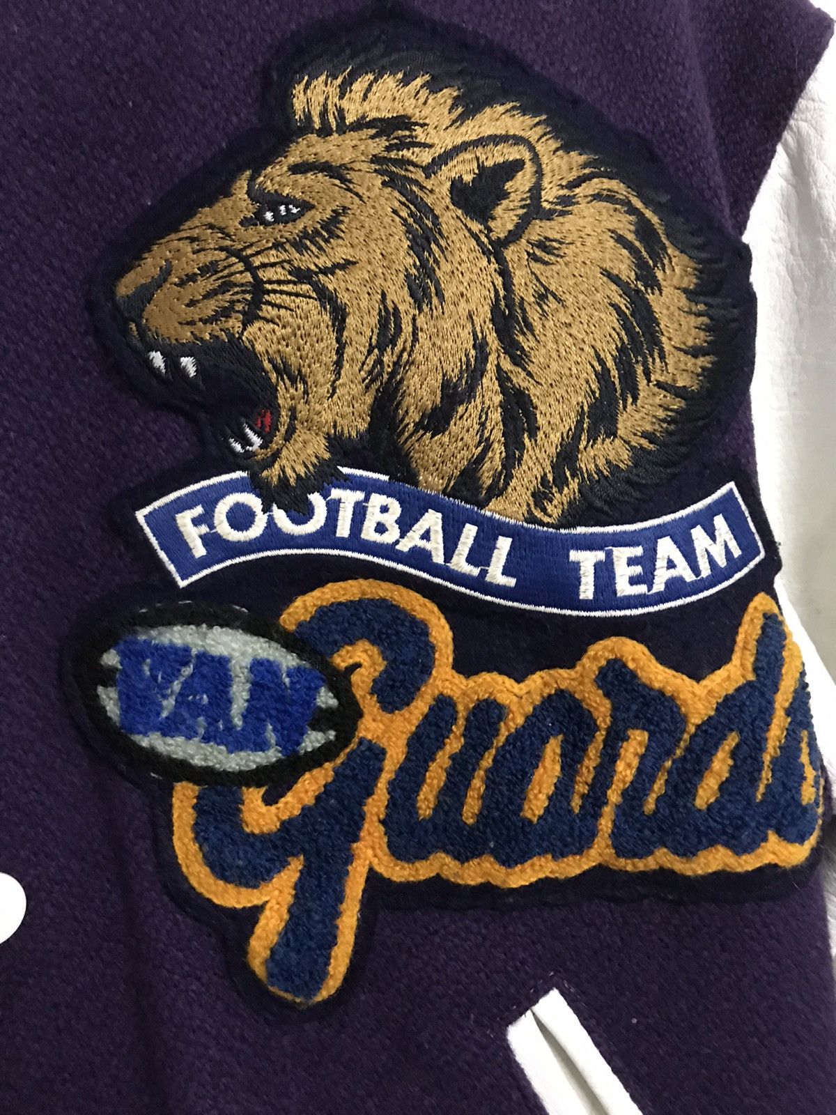 Van Van Jac Varsity Jacket Football team wool leather jacket Size US M / EU 48-50 / 2 - 7 Thumbnail