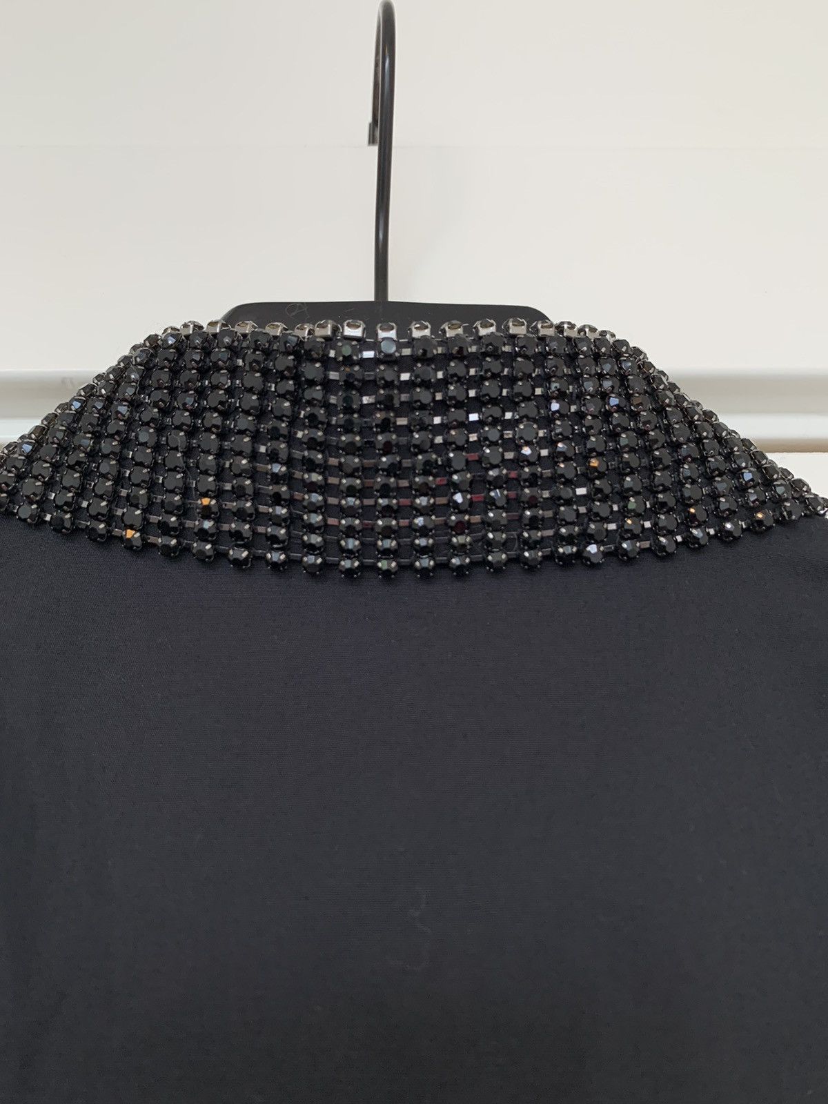 Haider Ackermann (NWT) Rrp$900 Black crystal hand embroidered shirt Size US S / EU 44-46 / 1 - 9 Thumbnail