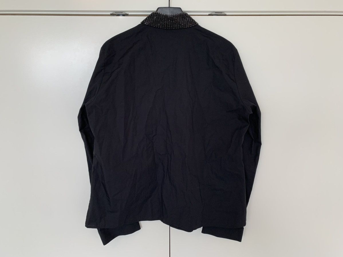 Haider Ackermann (NWT) Rrp$900 Black crystal hand embroidered shirt Size US S / EU 44-46 / 1 - 7 Thumbnail