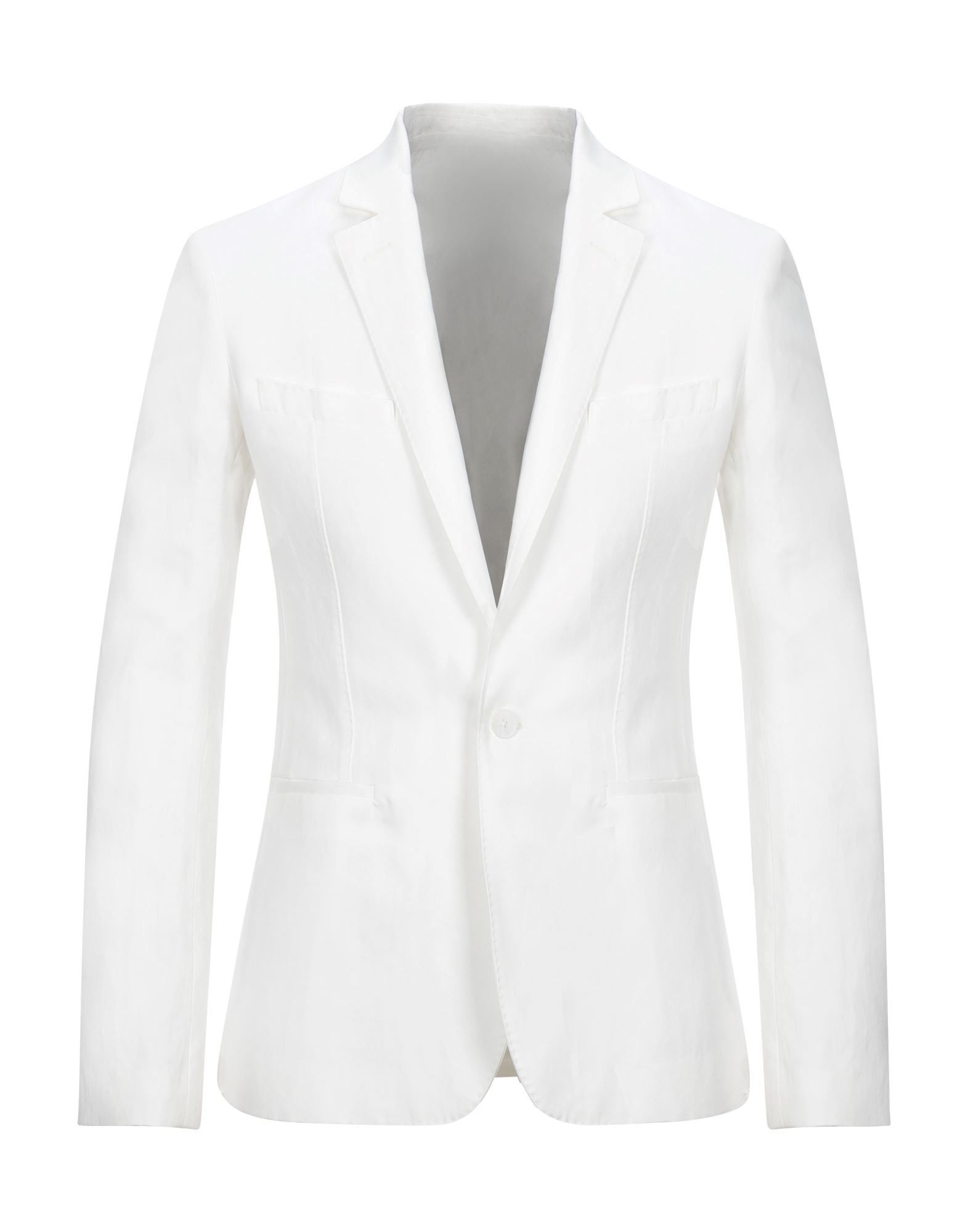 Haider Ackermann RRP$1865 White linen blend tuxedo jacket Size 48R - 1 Thumbnail